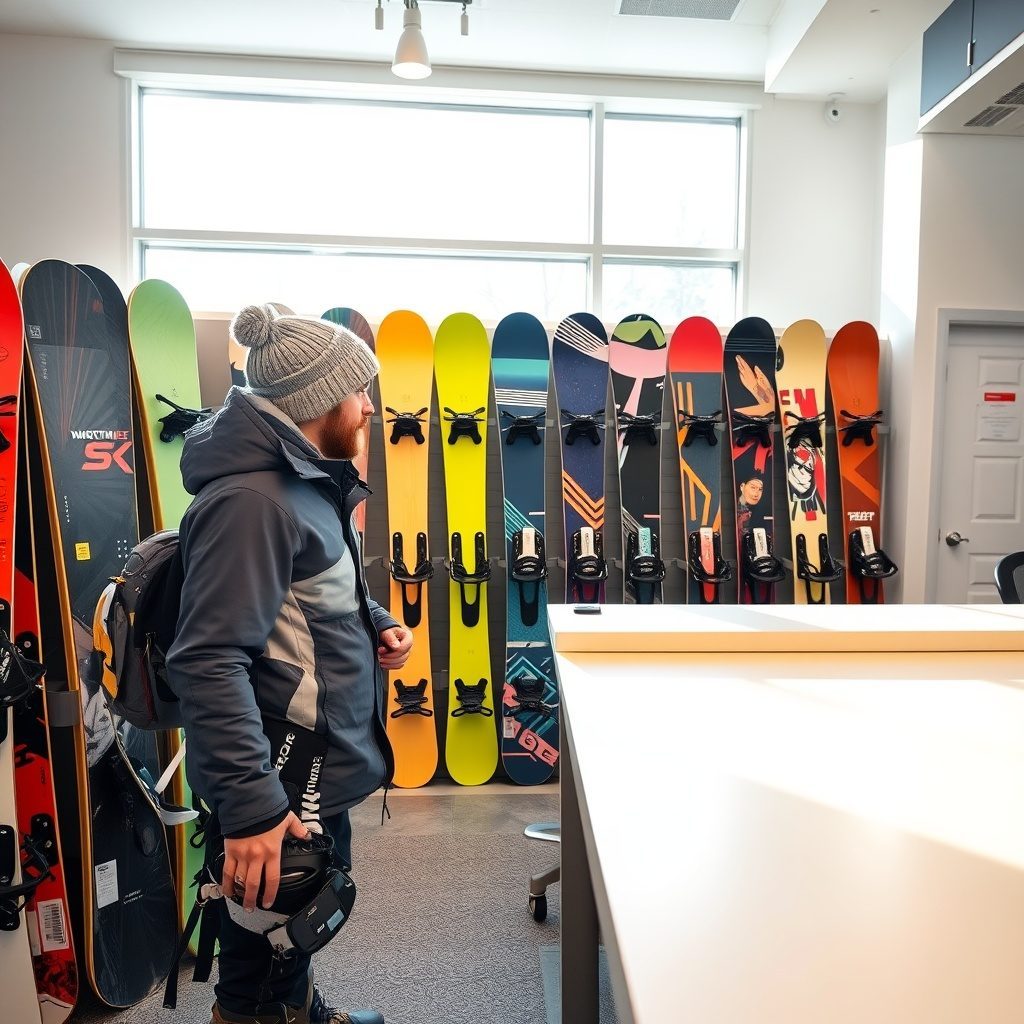 Snowboard in čevlji