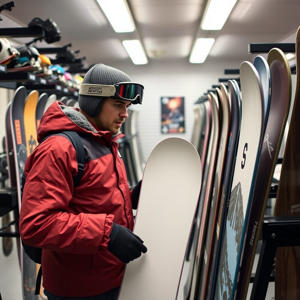 Najem snowboarda